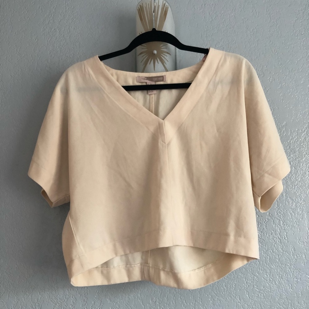 F21 oversized, slightly cropped top